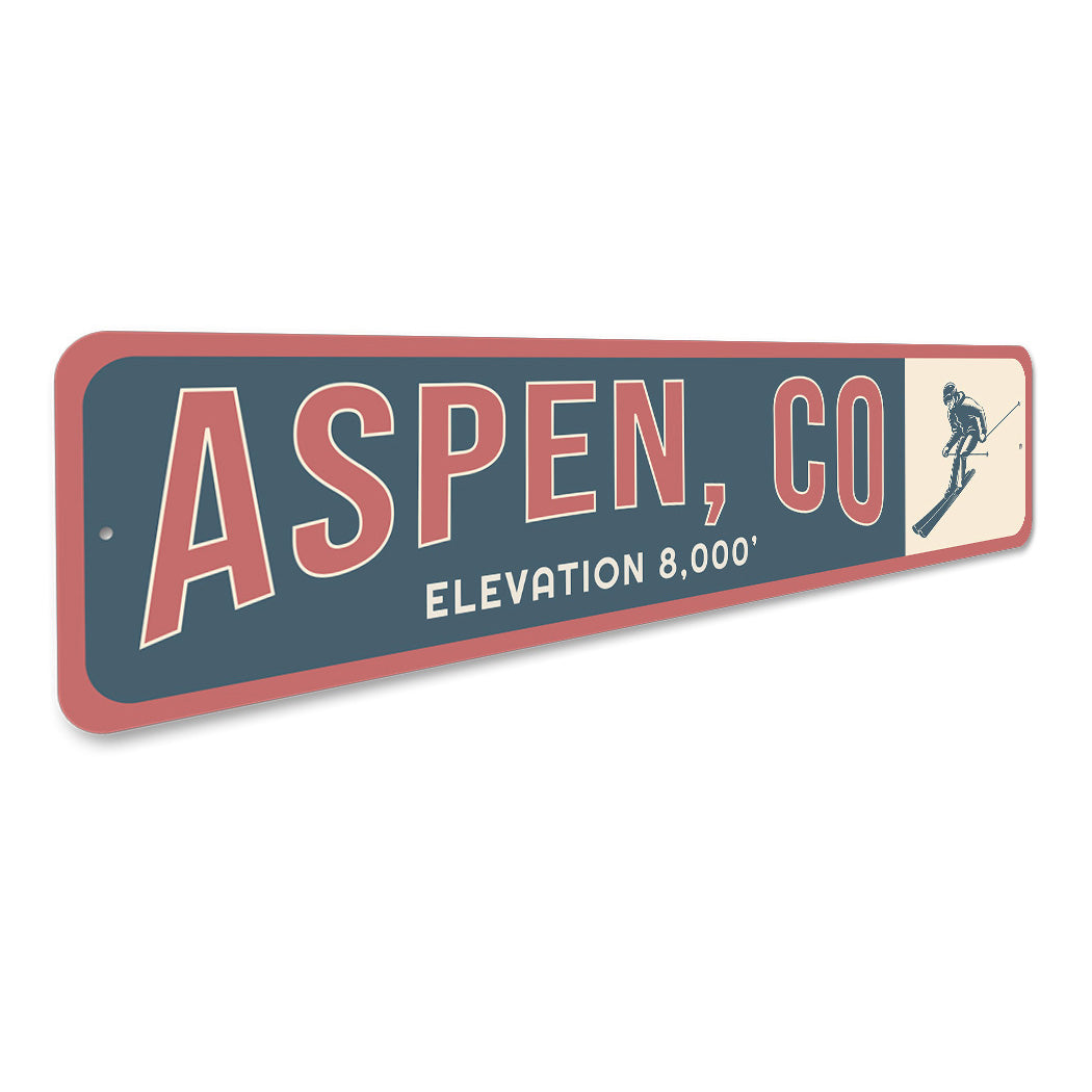 aspen-co-elevation-ski-sign