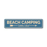 Beach Camping Sign