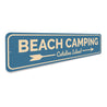 Beach Camping Sign