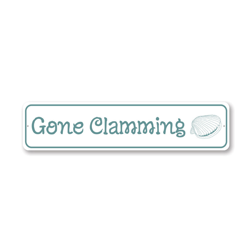 Gone Clamming Sign