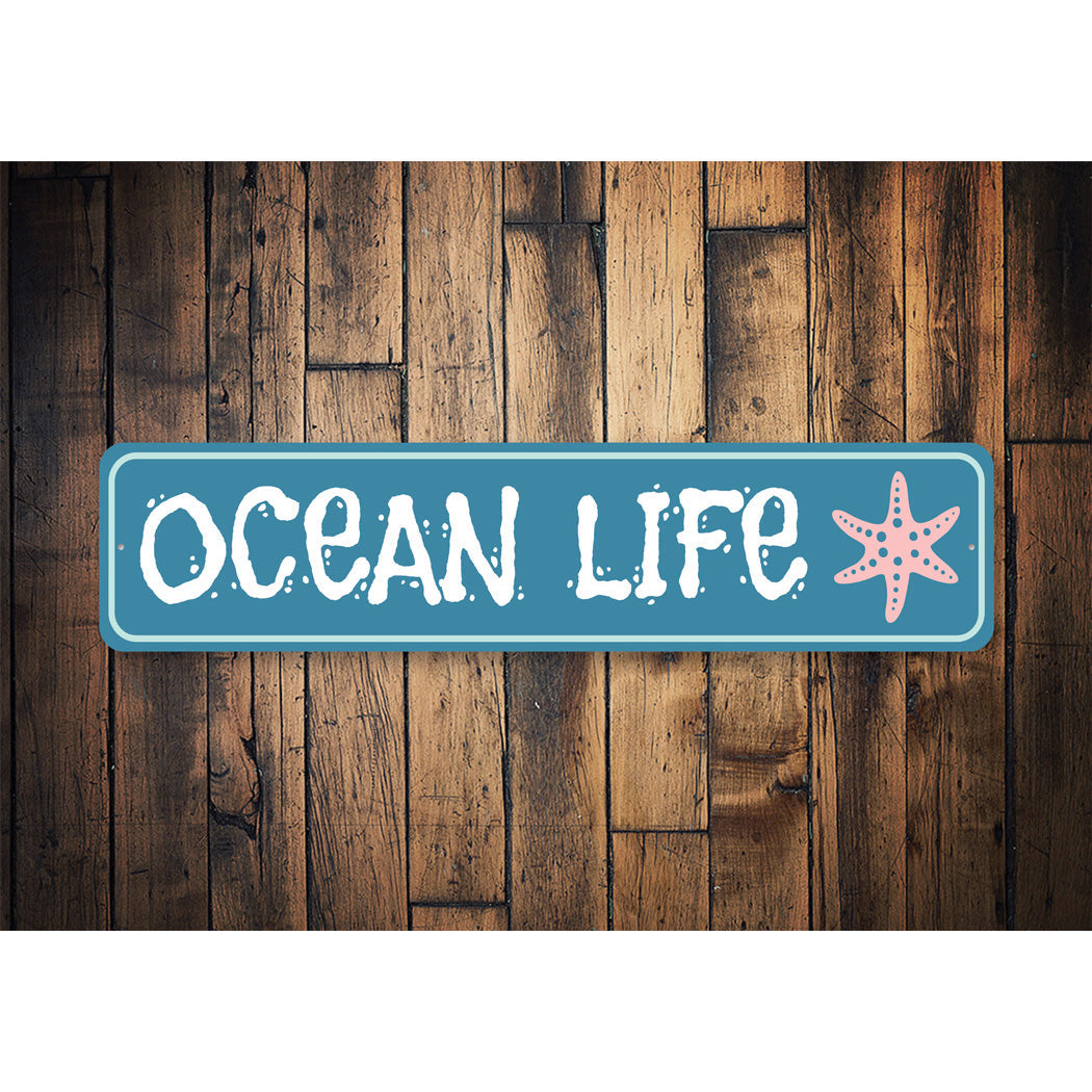 Ocean Life Sign