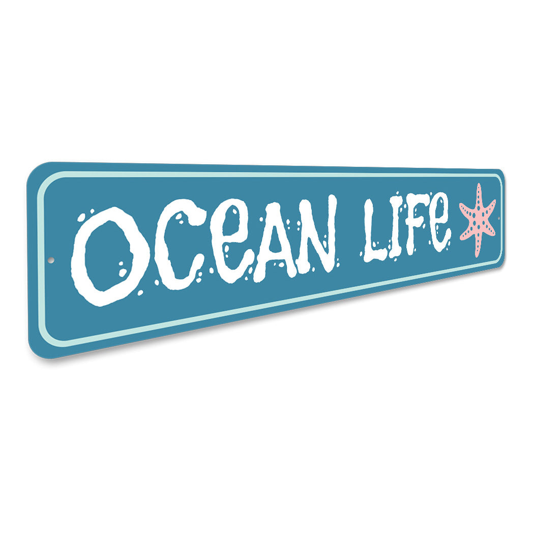 Ocean Life Sign