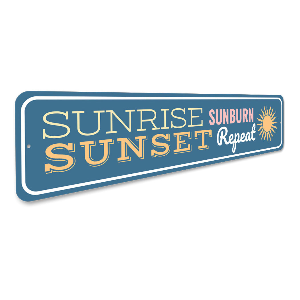 Sunrise Sunburn Sign