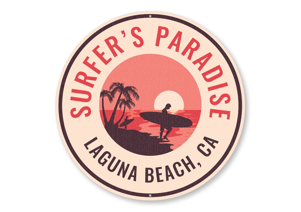 Surfer'S Paradise Sign