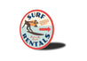 Surf Rentals Sign