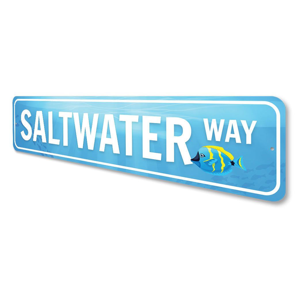 Saltwater Way Sign