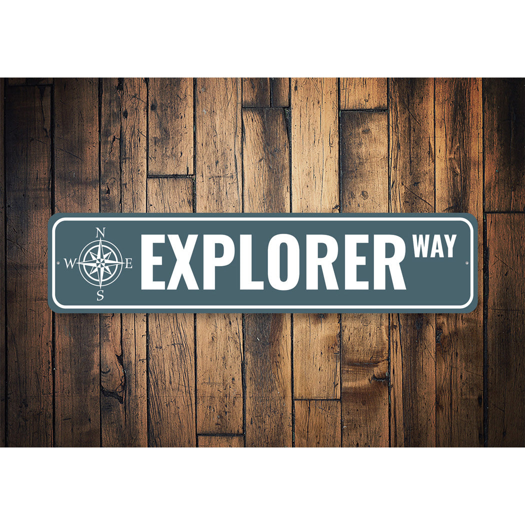 Explorer Way Sign