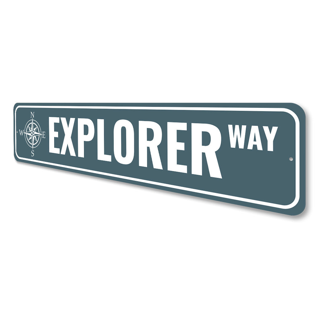 Explorer Way Sign