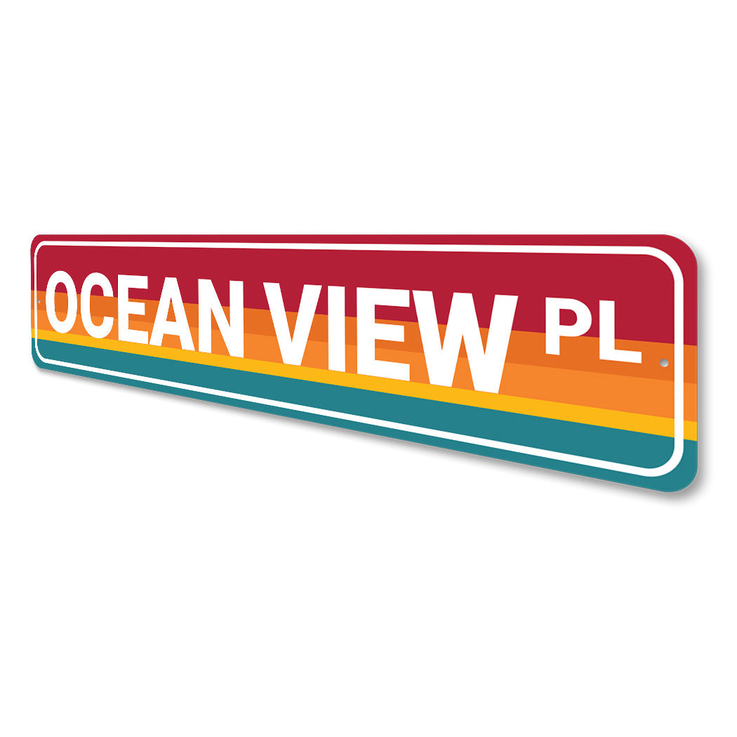 Ocean View Place Sign