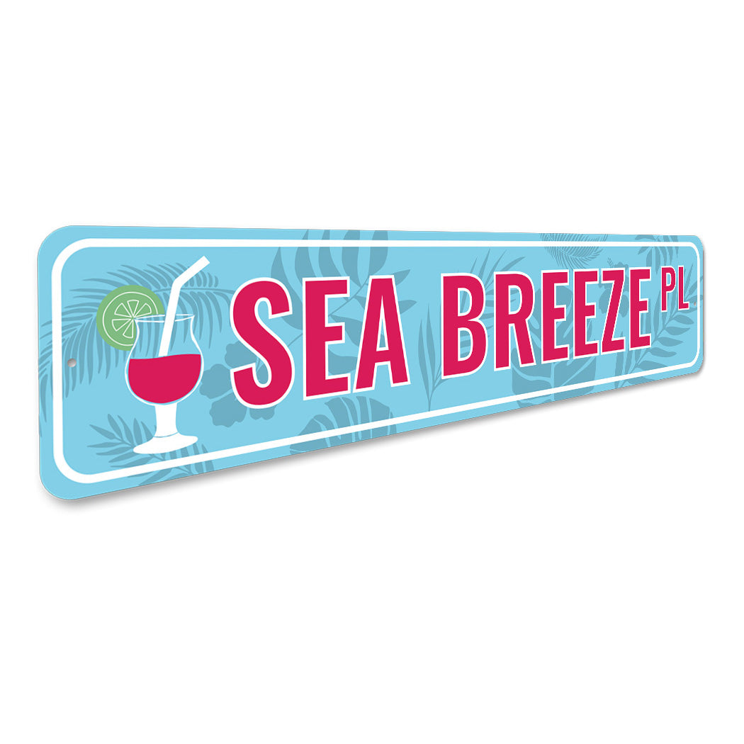 Sea Breeze Place Sign