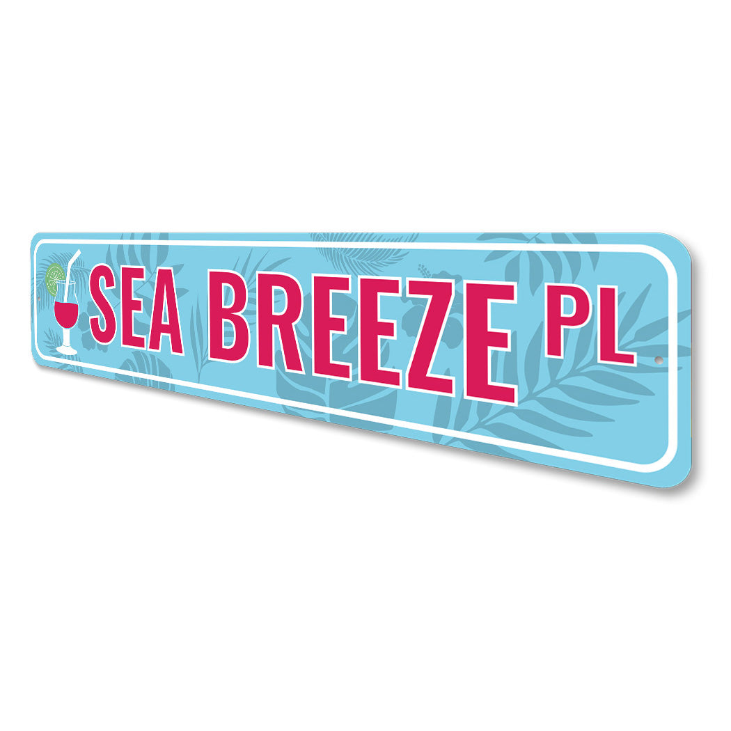 Sea Breeze Place Sign