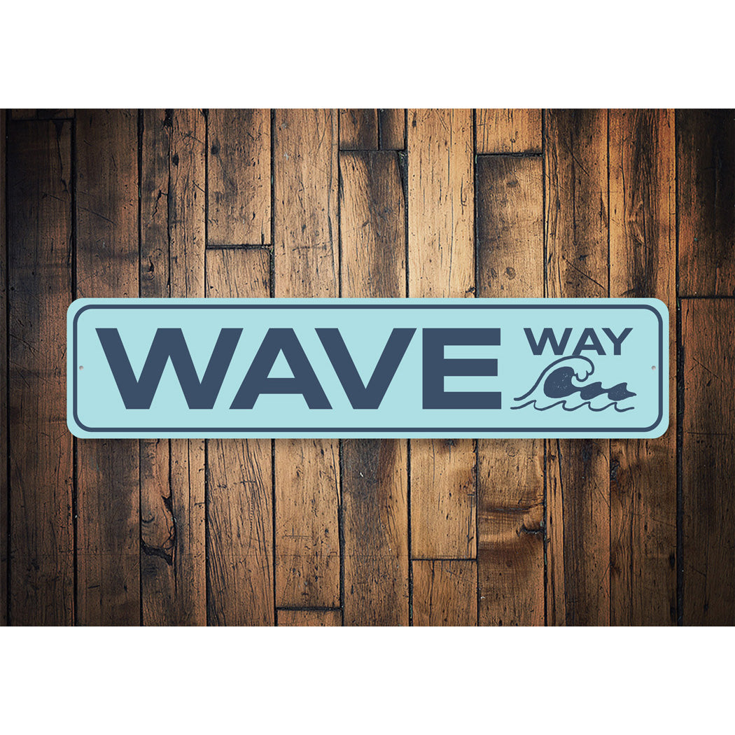 Wave Way Sign – Lizton Sign Shop
