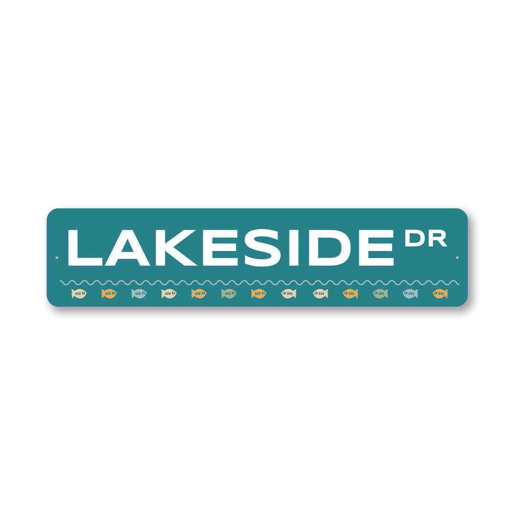 Lakeside Drive Sign