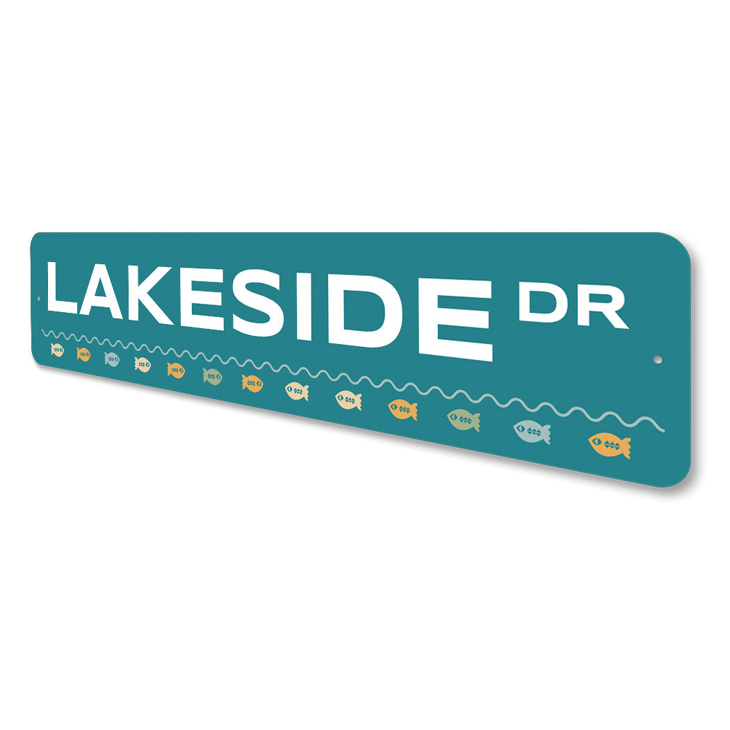 Lakeside Drive Sign