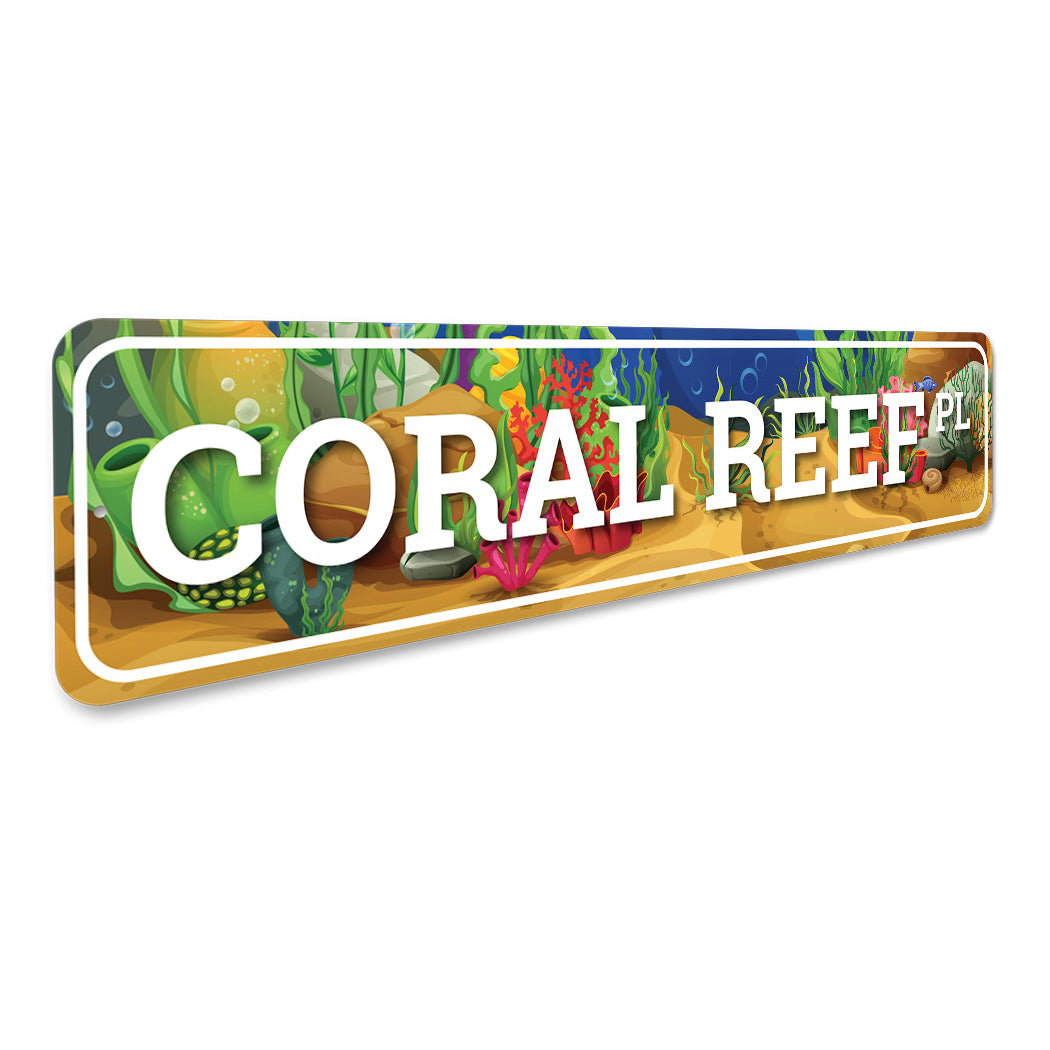 Coral Reef Place Sign