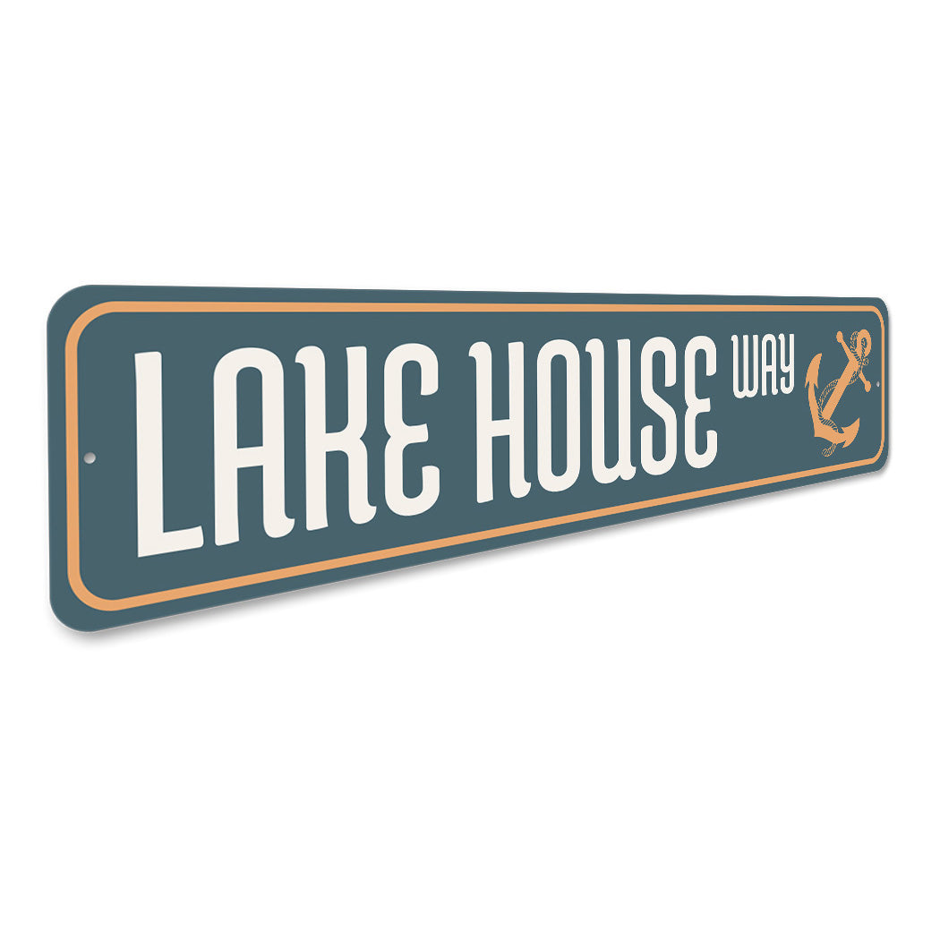 Lake House Way Sign