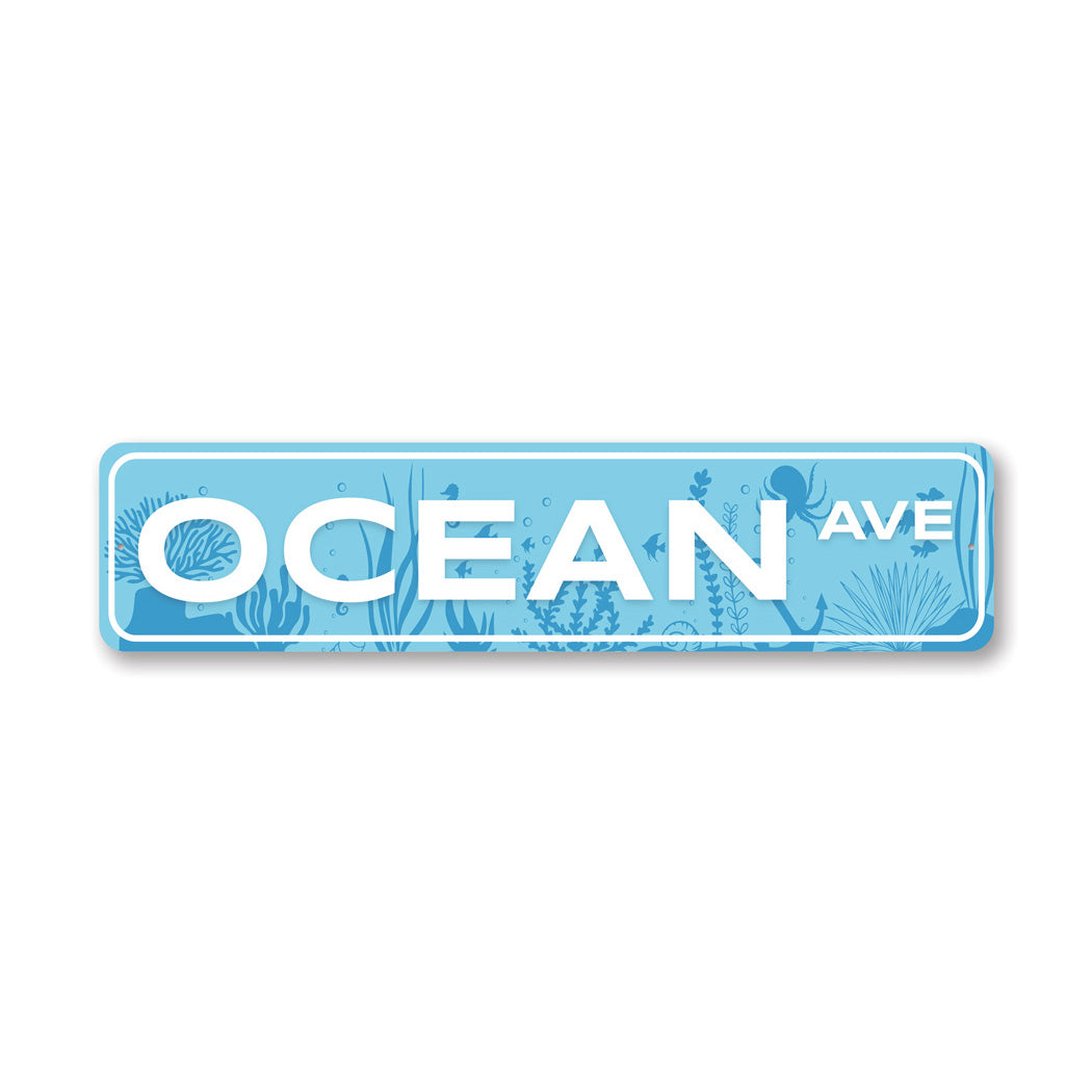 Ocean Avenue Sign