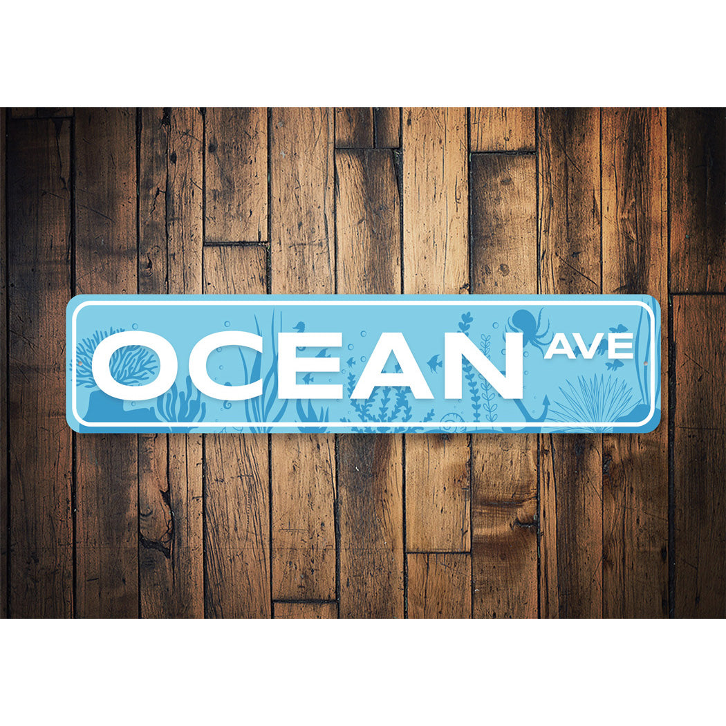 Ocean Avenue Sign