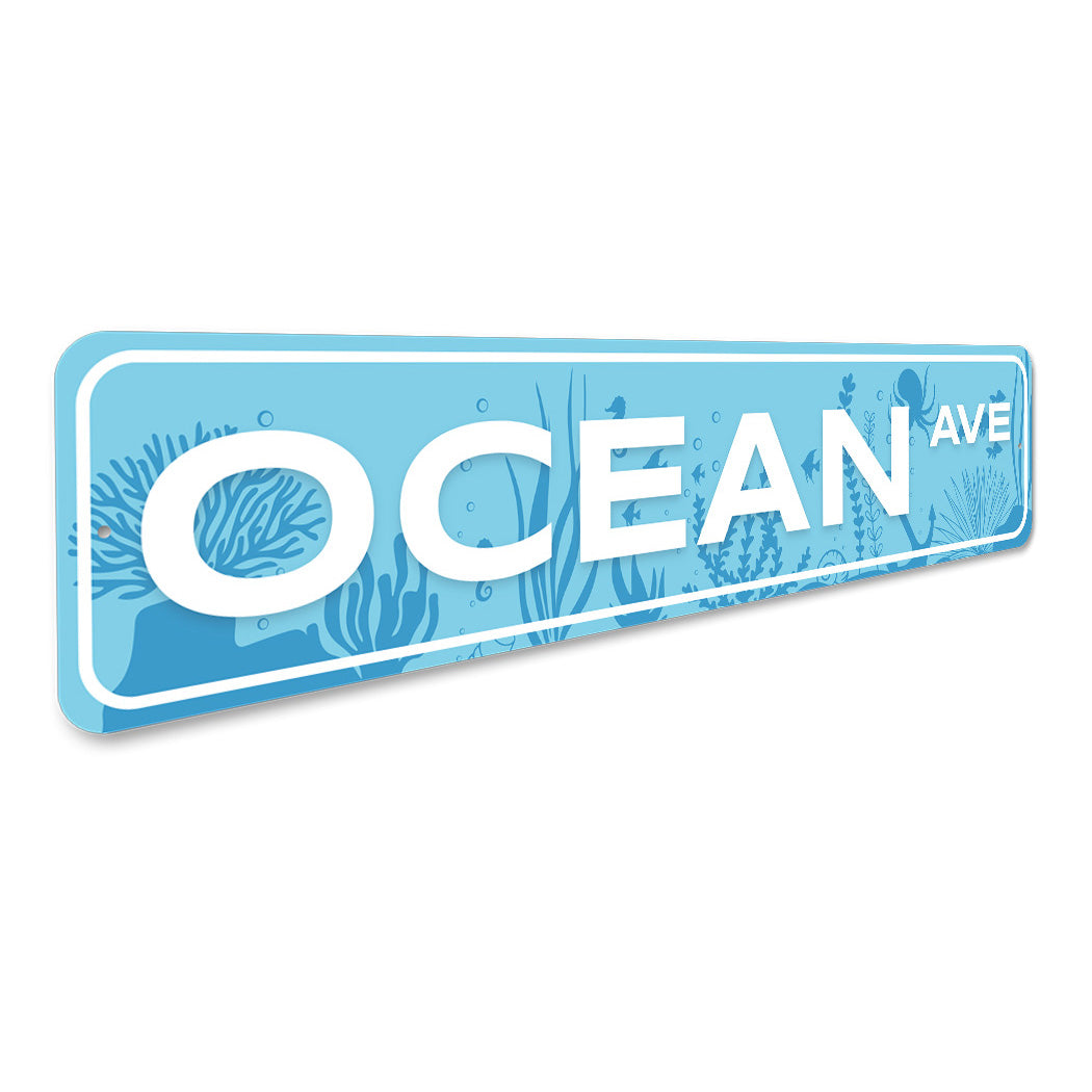 Ocean Avenue Sign