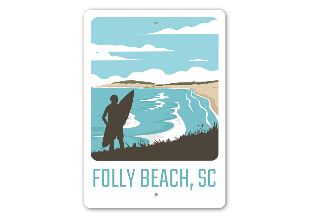 Folly Beach South Carolina Sign