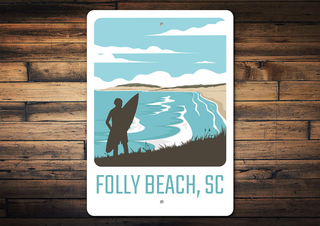 Folly Beach South Carolina Sign