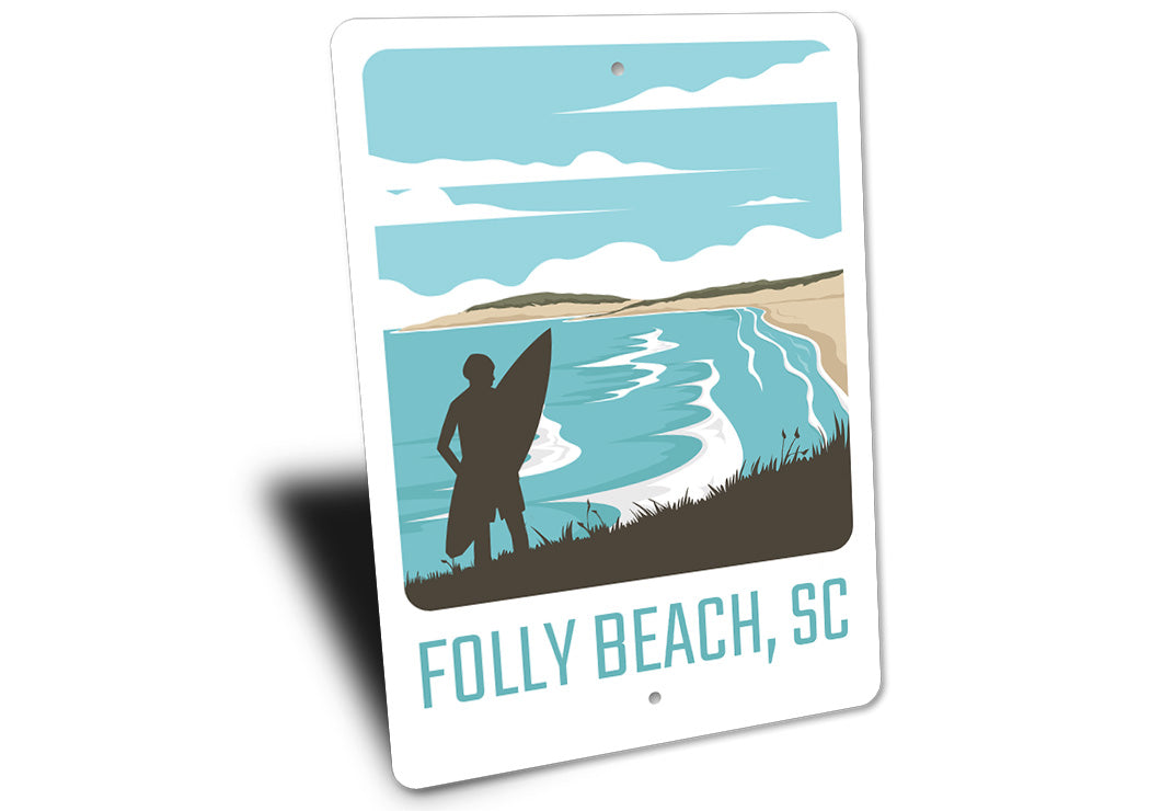 Folly Beach South Carolina Sign