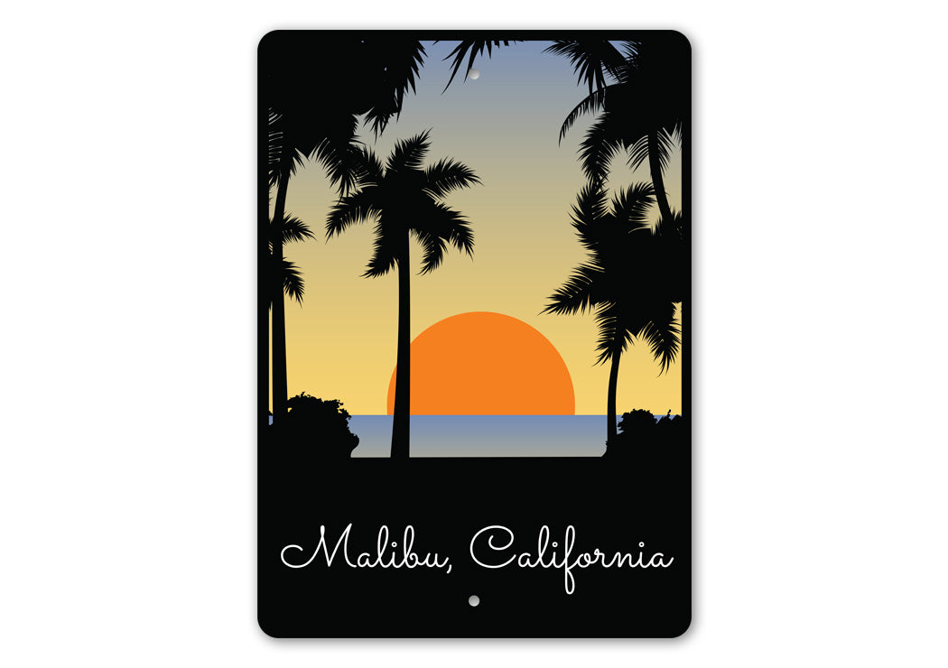 Malibu California Sign