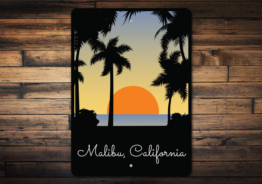 Malibu California Sign