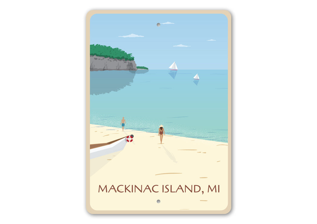 Mackinac Island Sign