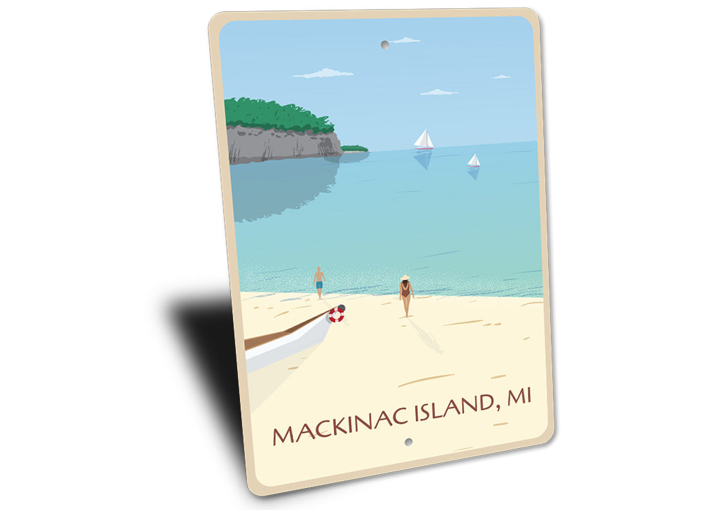 Mackinac Island Sign