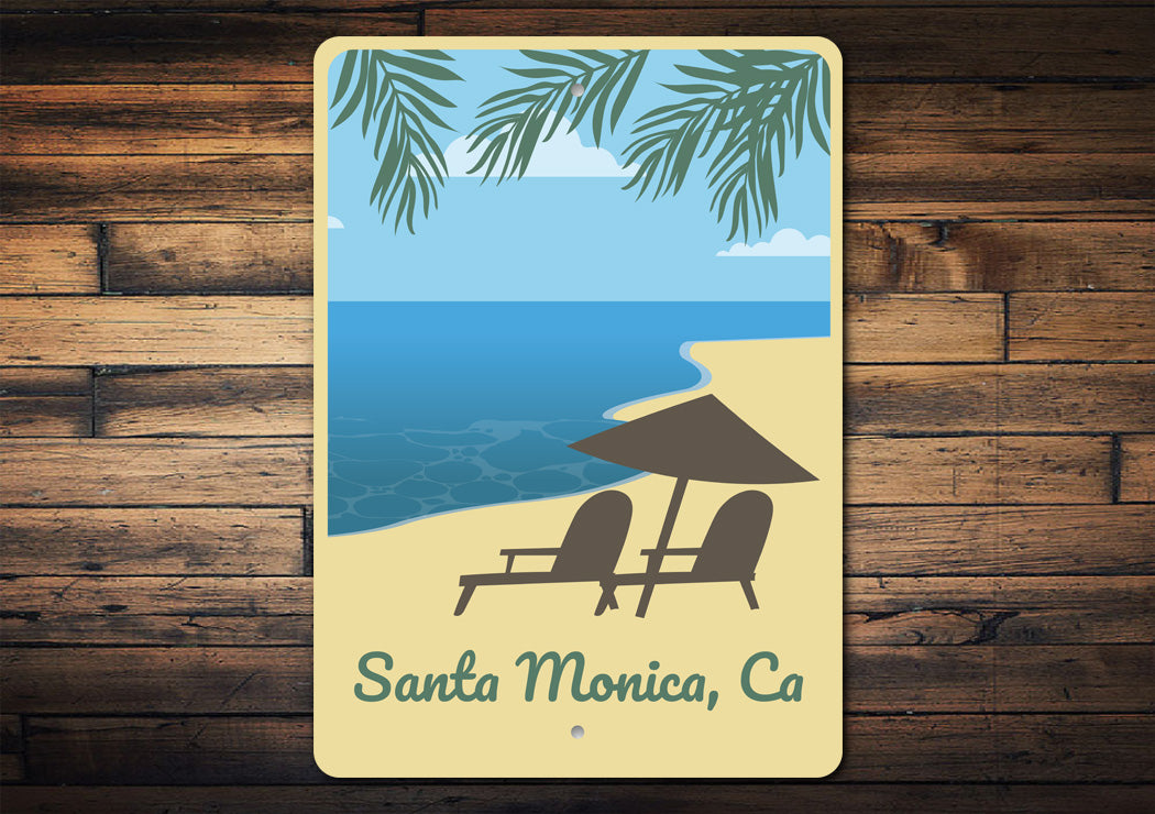 Santa Monica California Sign