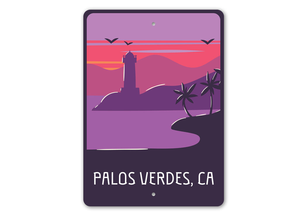Palos Verdes California Sign