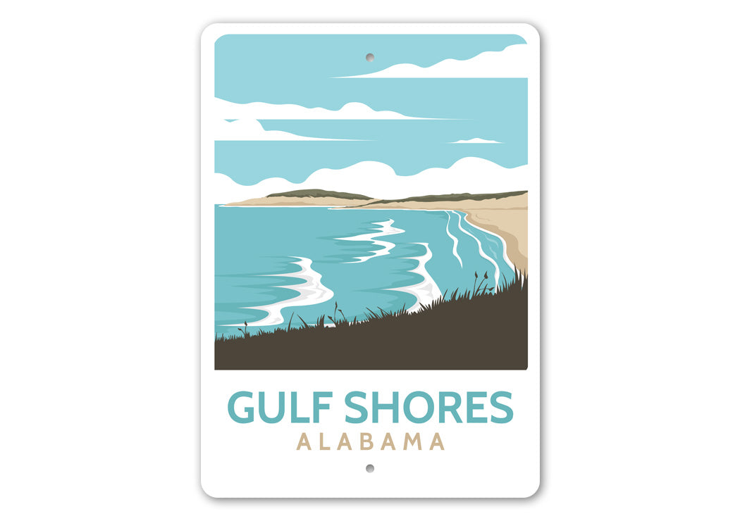 Gulf Shores Alabama Street Sign