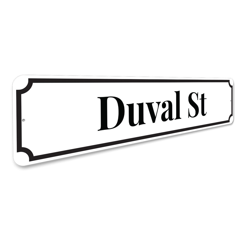 Key West Duval Street Sign
