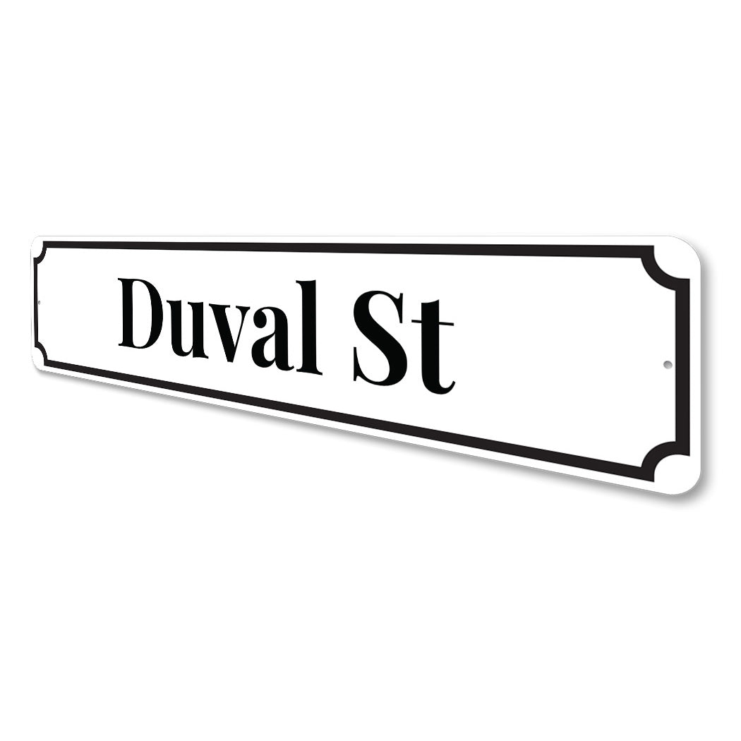 Key West Duval Street Sign