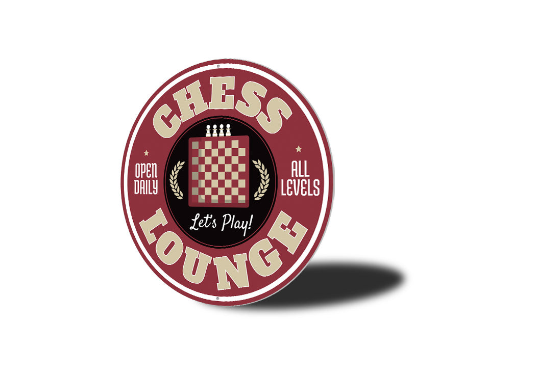 Chess Lounge Open Daily All Levels Circle Sign