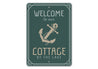 Welcome To Our Cottage By The Lake Sign