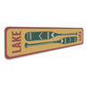 Lake Life Wooden Paddle Lake House Sign