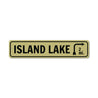 Lake Arrow Sign Aluminum Sign