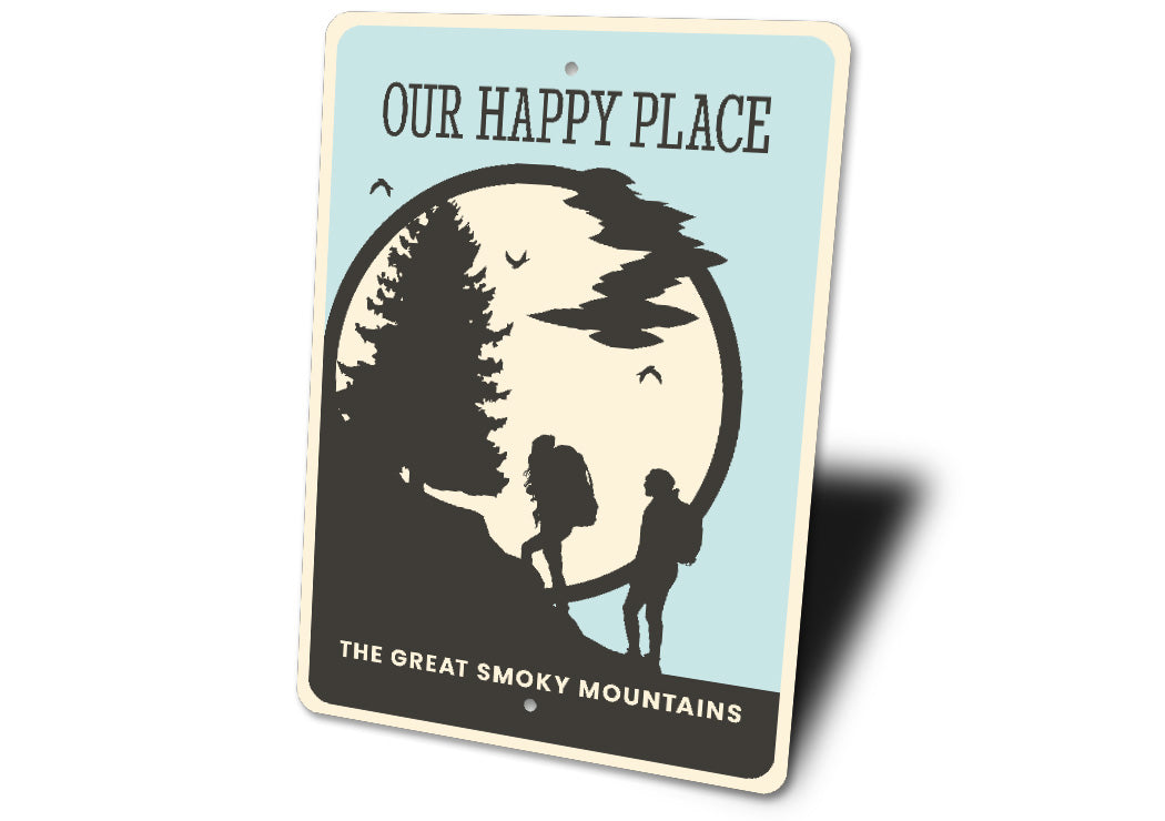Our Happy Place The Great Smoky Mountains Sign