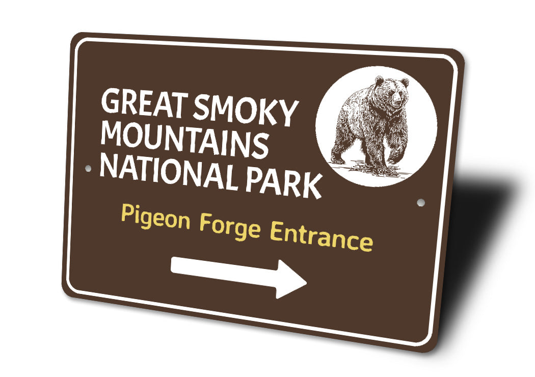 Great Smoky Mountains Pigeon Forge Entrance Sign