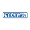 Z71 Garage Welcome Chevy Silverado Truck Decor Metal Sign