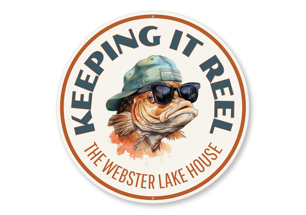 Keeping It Reel Custom Lake House Sign