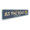Personalized Meet Us At The Beach Family Tribe Sign