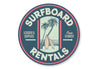 Surfboard Rentals Lessons And Supplies Surfing Sign