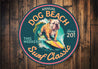 Annual Dog Beach Surf Classic Hang 20 Sign