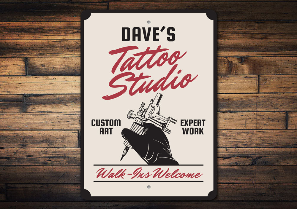 Custom Tattoo Studio Sign