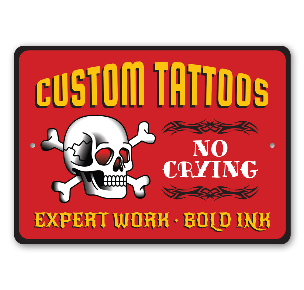 Custom Tattoos Sign