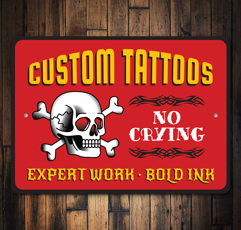 Custom Tattoos Sign