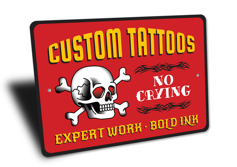 Custom Tattoos Sign